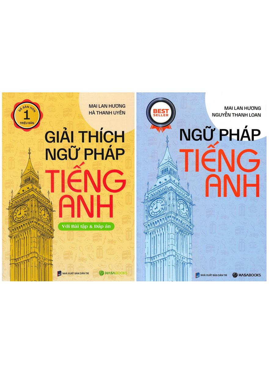 Combo Sách Mai Lan Hương: Ngữ Pháp Tiếng Anh + Giải Thích Ngữ Pháp Tiếng Anh (HASA) (Bộ 2 Cuốn)