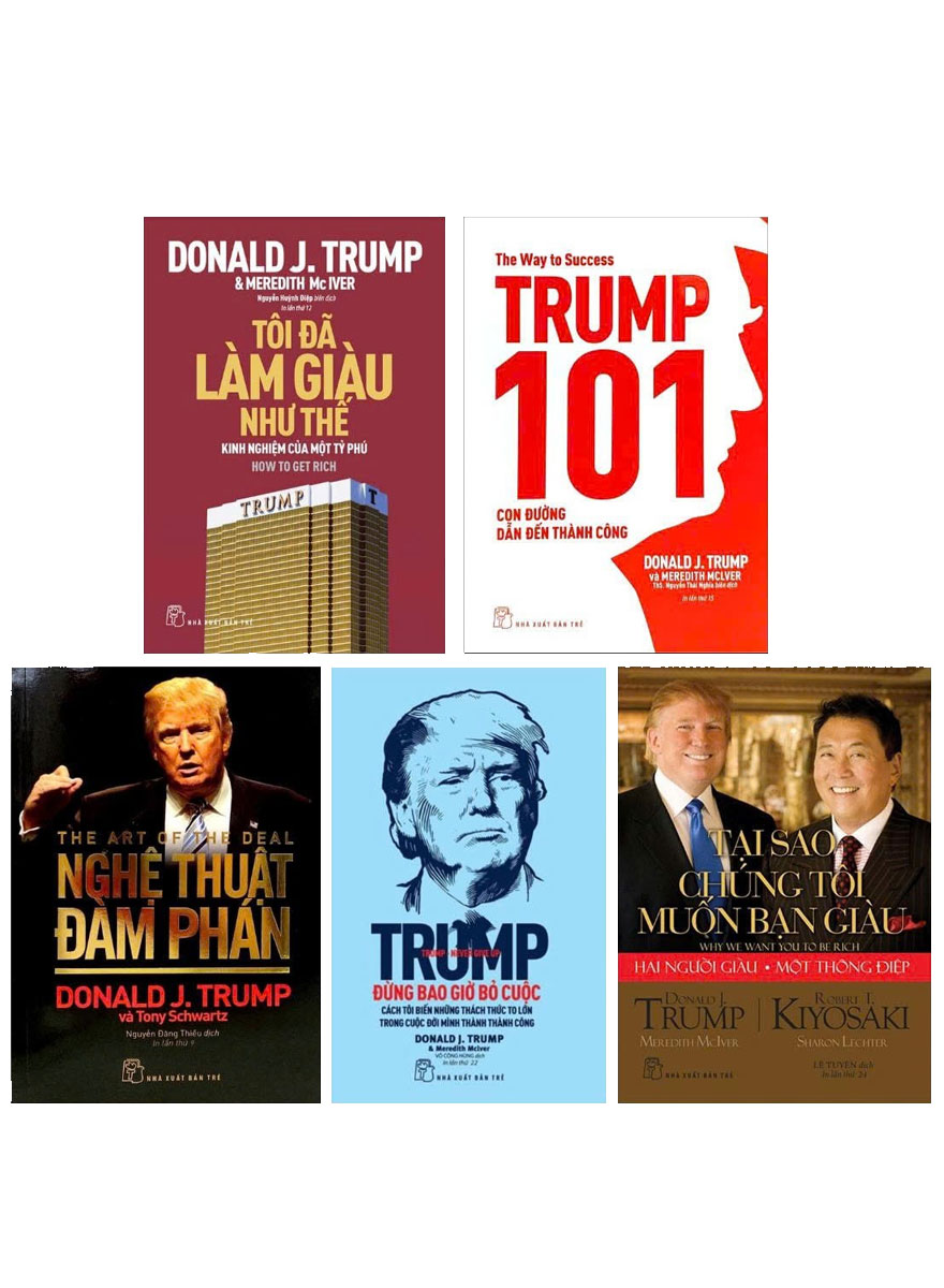 Combo Sách Về Donald Trump - Những Bài Học Đắt Giá (Bộ 5 Cuốn)