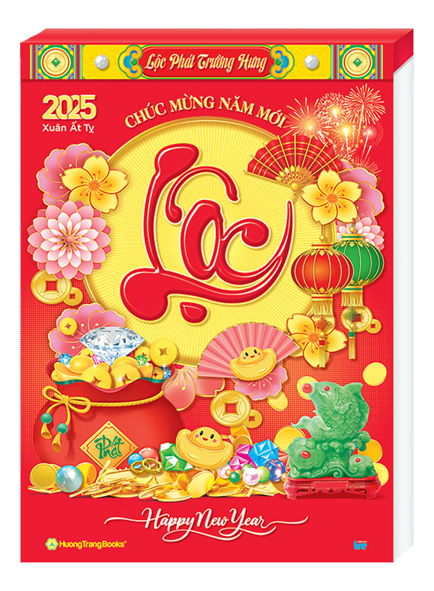 Lịch Bloc Đại Rời Màng Co 2025 (14.5 X 20.5 Cm) - Lộc Phát Trường Hưng - Nsht19