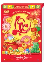 Lịch Bloc Đại Rời Màng Co 2025 (14.5 x 20.5 cm) - Lộc Phát Trường Hưng - NSHT19
