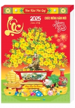 Lịch Bloc Đại Rời Màng Co 2025 (14.5 x 20.5 cm) - Hoa Khai Phú Quý - NSHT18