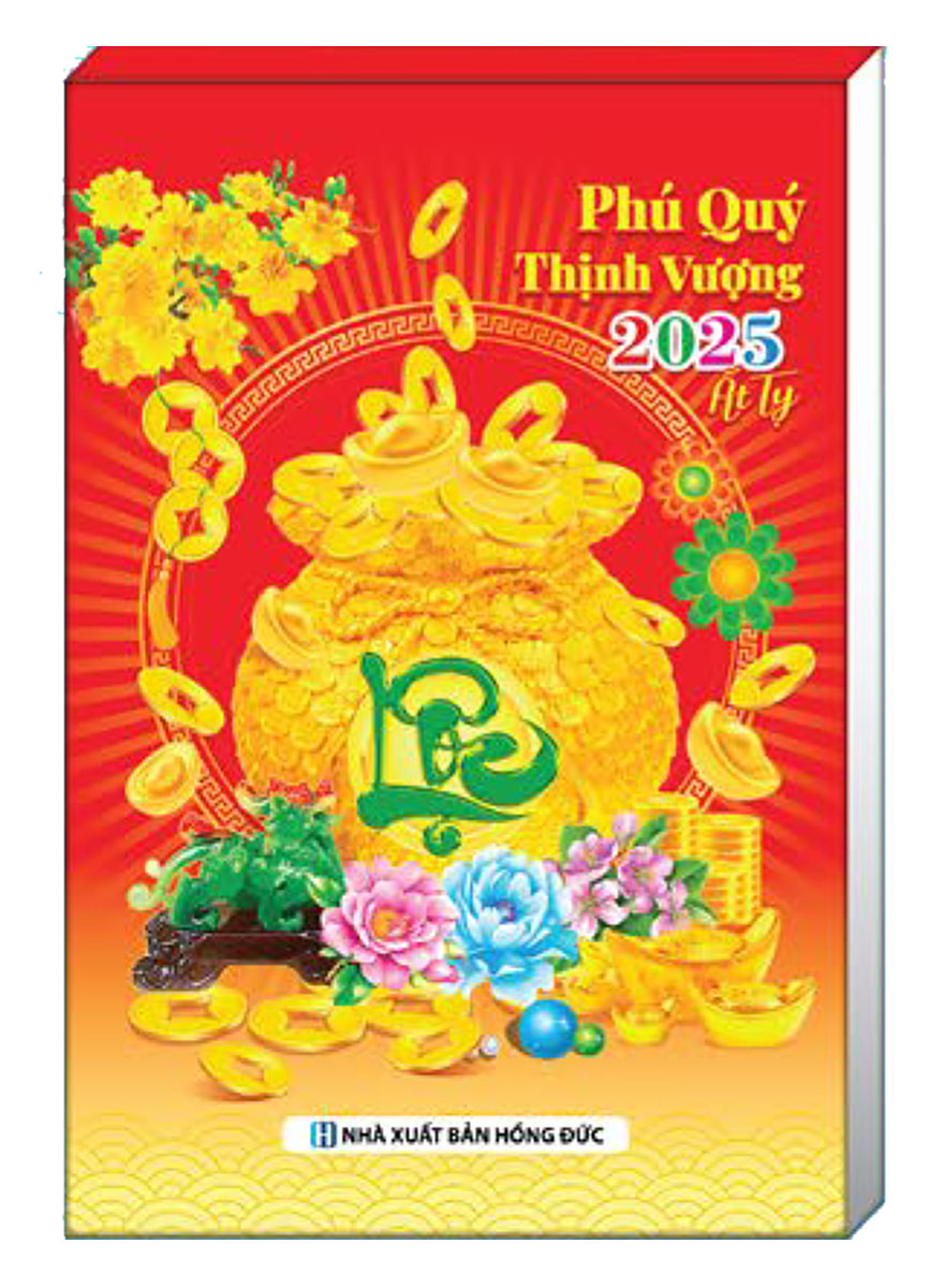 Lịch Bloc Đại Lỡ Rời 2025 (13 x 19 cm) - Hoa Và Phong Thủy NSKV11