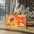 Lịch Để Bàn Ngang 2025 (20 x 30 cm) Viền Vàng Tráng Gương - Phát Lộc Phát Tài - Gắn Bloc 10.5 x 14.5 cm 