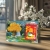 Lịch Để Bàn Ngang 2025 (20 x 30 cm) Viền Vàng Tráng Gương - Chúc Mừng Năm Mới - Gắn Bloc 10.5 x 14.5 cm