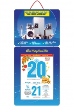 Lịch Bloc In Độc Quyền 2025 - Dành Cho Cửa Hàng Điện Máy - Kích Thước 14.5x20.5 cm, 17x25 cm, 20x30 cm, 25x35 cm, 30x40cm (Thiết Kế Theo Yêu Cầu) 