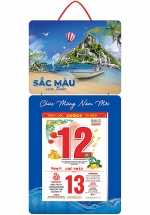 Lịch Bloc In Độc Quyền 2025 - Sắc Màu Của Biển - Kích Thước 14.5x20.5 cm, 17x25 cm, 20x30 cm, 25x35 cm, 30x40 cm (Thiết Kế Theo Yêu Cầu)