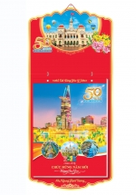 Lịch Treo Tường 52 Tuần 2025 (30 x 40 cm) - Sài Gòn - TP.Hồ Chí Minh 50 Năm Phát Triển Và Hội Nhập (1975-2025) - NSHT41