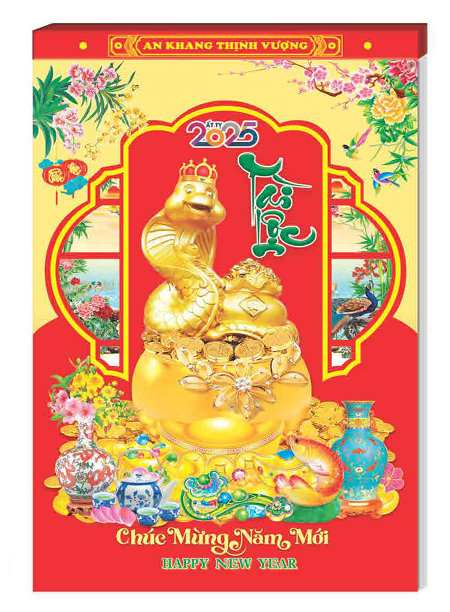 Lịch Bloc Đại Lỡ Rời 2025 (13 X 19 Cm) - Tài Lộc - Nsha