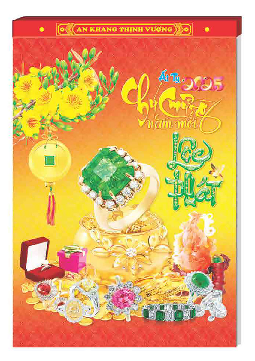 Lịch Bloc Trung Rời 2025 (10 X 14 Cm) - Lộc Phát - Nsha