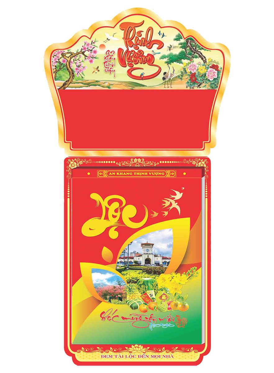 Lịch Treo Tường 52 Tuần 2025 (28 x 39 cm) - Niềm Hạnh Phúc Mỗi Ngày - NSHA16