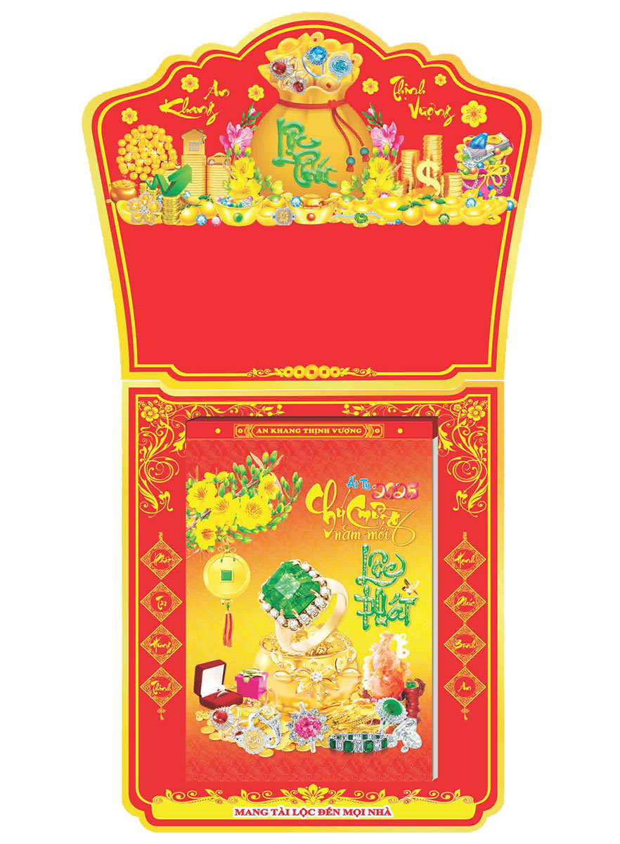 Lịch Bloc Đại Đặc Biệt Trọn Bộ 2025 (17 X 24 Cm) - Phong Thủy - Nsha15
