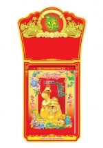 Lịch Bloc Siêu Cực Đại Trọn Bộ 2025 (30 x 40 cm) - Phong Thủy Cát Tường - NSHA02