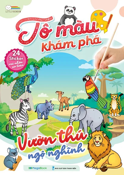 Tô Màu Khám Phá - Vườn Thú Ngộ Nghĩnh