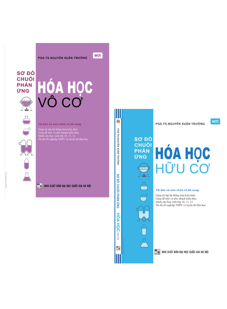Combo Sơ Đồ Chuỗi Phản Ứng Hóa Học - Vô Cơ + Hữu Cơ (Bộ 2 Cuốn)