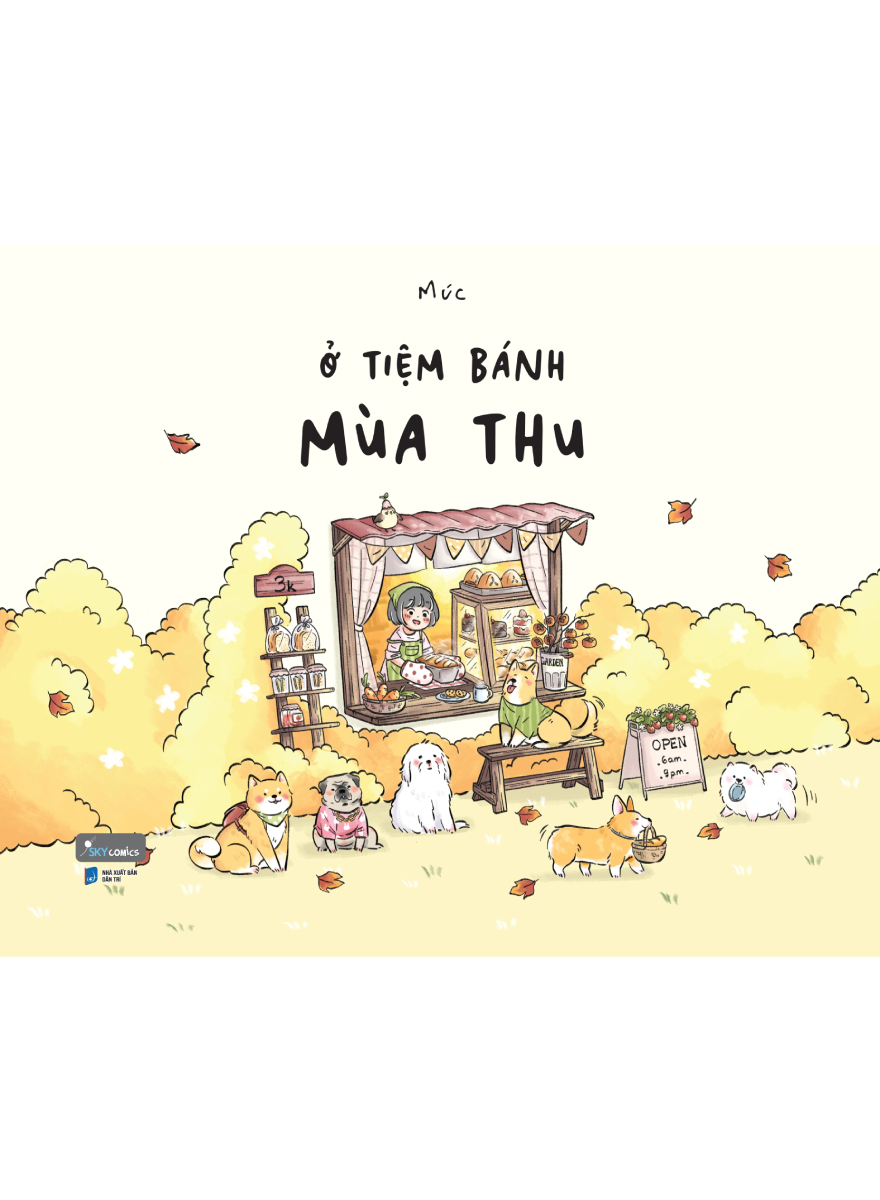 Sách Tô Màu Chữa Lành - Ở Tiệm Bánh Mùa Thu