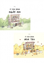 Combo Sách Tô Màu Chữa Lành - Ở Tiệm Bánh Ngày Mai + Ở Tiệm Bánh Mùa Thu (Bộ 2 Cuốn)