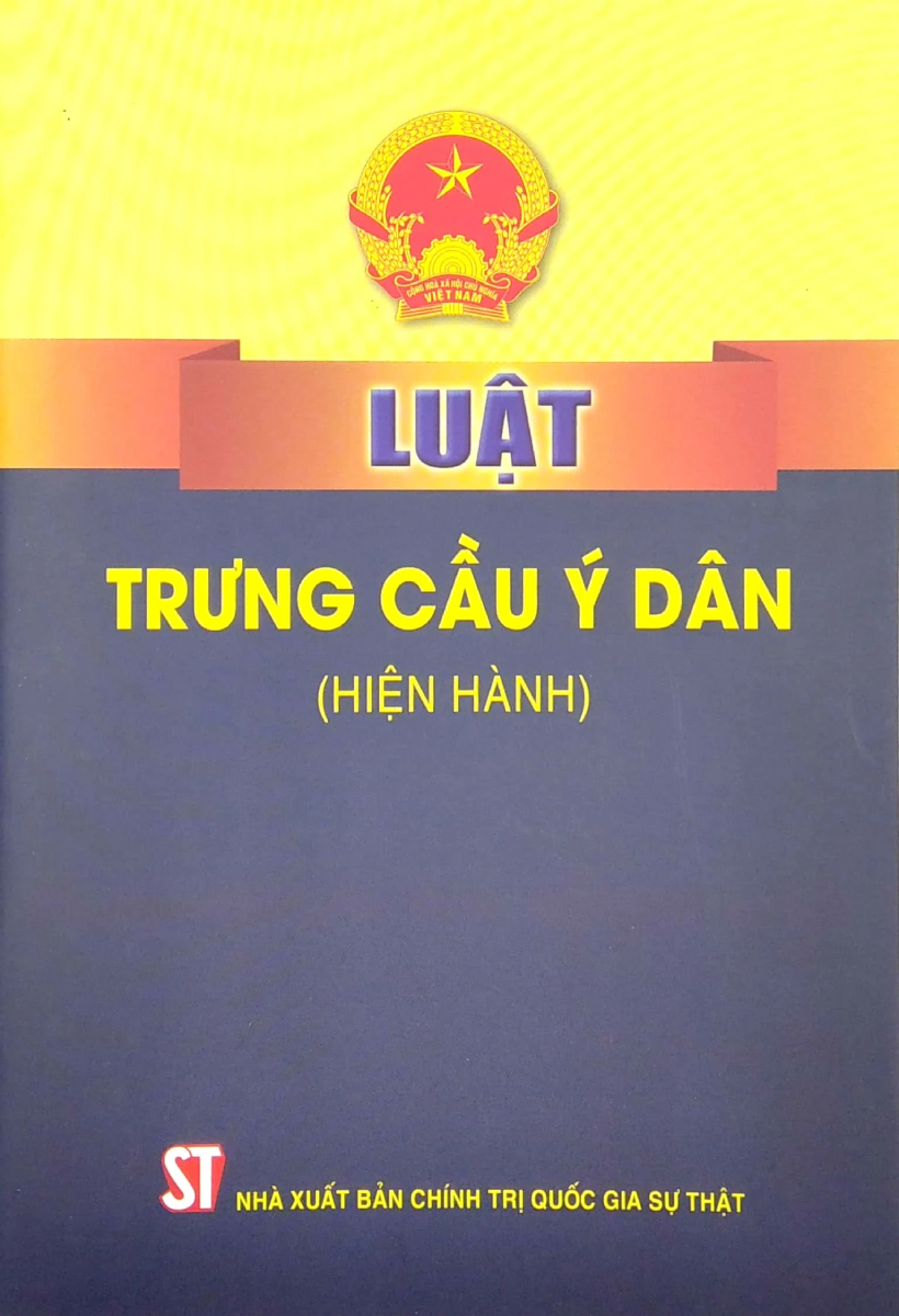 Luật Trưng Cầu Ý Dân (Hiện Hành)