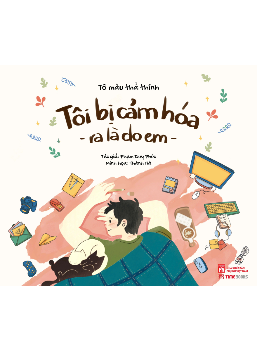 Sách Tô Màu Chữa Lành - Tôi Bị Cảm Hóa Ra Là Do Em - Tô Màu Thả Thính