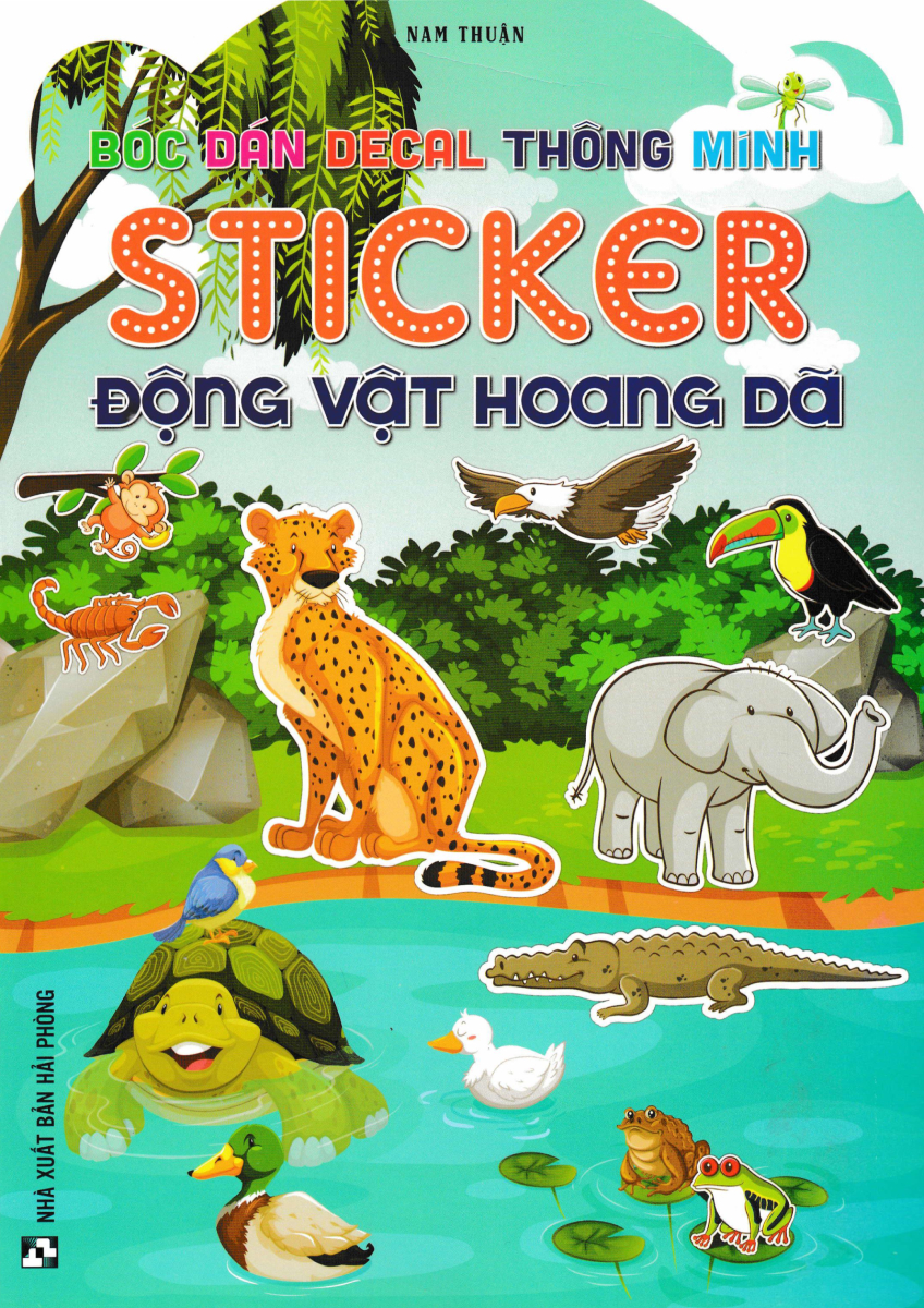 Bóc Dán Decal Thông Minh Sticker - Động Vật Hoang Dã