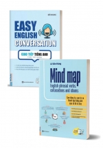 Combo Easy English Conversation – Giao Tiếp Tiếng Anh + Mind Map English Phrasal Verbs, Collocations And Idioms (Bộ 2 Cuốn)