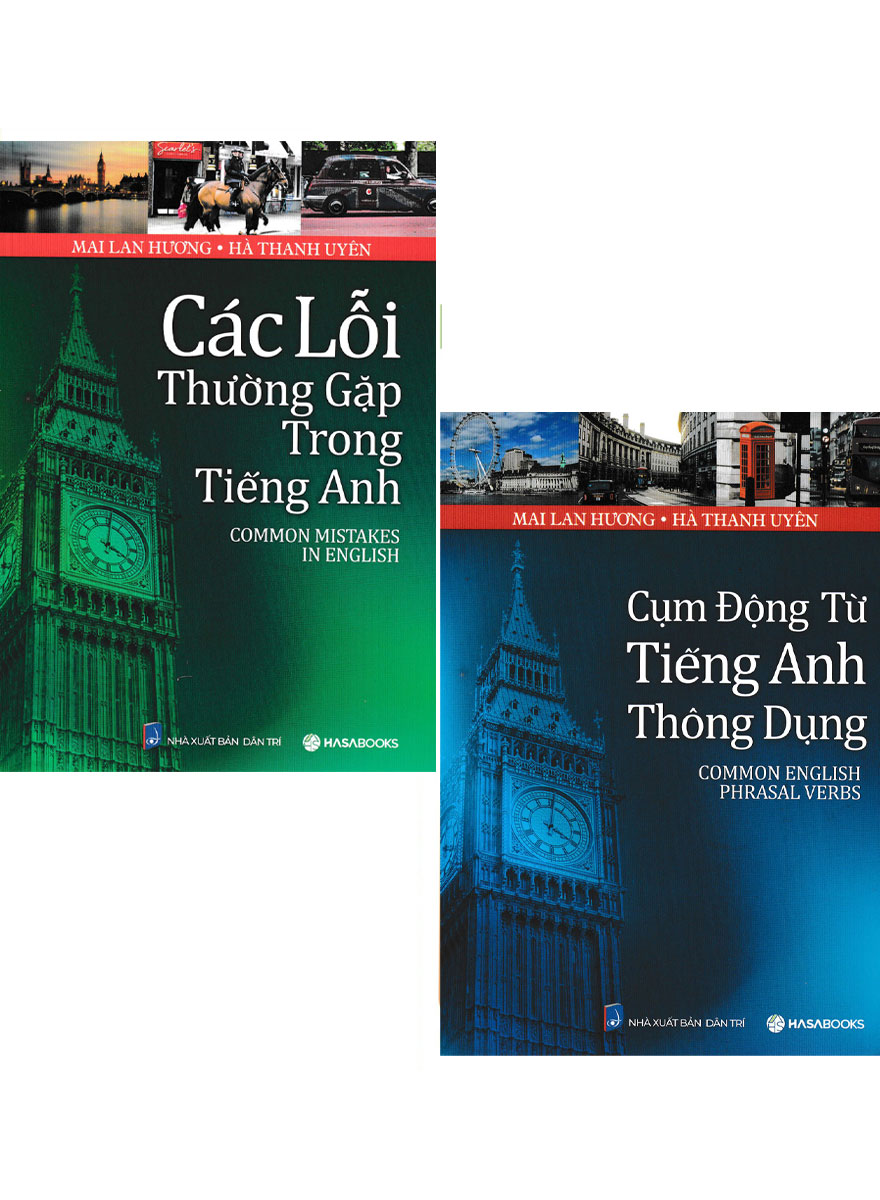Combo Các Lỗi Thường Gặp Trong Tiếng Anh + Cụm Động Từ Tiếng Anh Thông Dụng (Bộ 2 Cuốn)