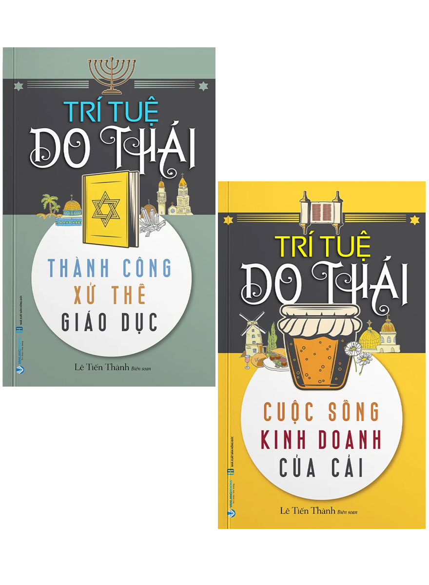 Combo Trí Tuệ Do Thái: Thành Công, Xử Thế, Giáo Dục + Cuộc Sống, Kinh Doanh, Của Cải (Bộ 2 Cuốn)