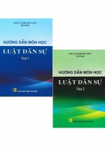 Combo Hướng Dẫn Môn Học Luật Dân Sự - Tập 1 + Tập 2 (Bộ 2 Cuốn) (DH)