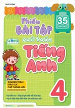 Phiếu Bài Tập Cuối Tuần Tiếng Anh 4 - Global Success (35 Tuần Học) 