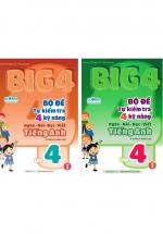 Combo Big 4 Bộ Đề Tự Kiểm Tra 4 Kỹ Năng Nghe - Nói - Đọc - Viết Tiếng Anh Lớp 4 (Bộ 2 Cuốn)
