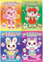 Combo Mini Fashion (100+ Stickers Dễ Thương) (Bộ 4 Cuốn)