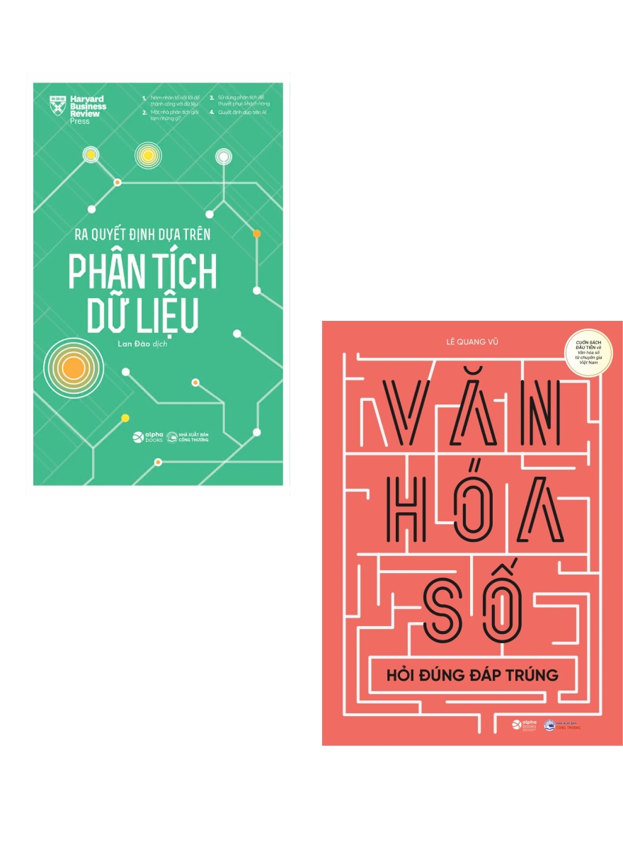 Combo Ra Quyết Định Dựa Trên Phân Tích Dữ Liệu + Văn Hoá Số (Bộ 2 Cuốn)