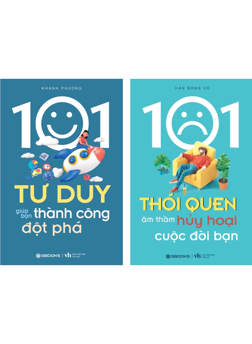 Combo 101 Tư Duy Giúp Bạn Thành Công Đột Phá + 101 Thói Quen Âm Thâm Hủy Hoại Bạn (Sb) (Bộ 2 Cuốn)