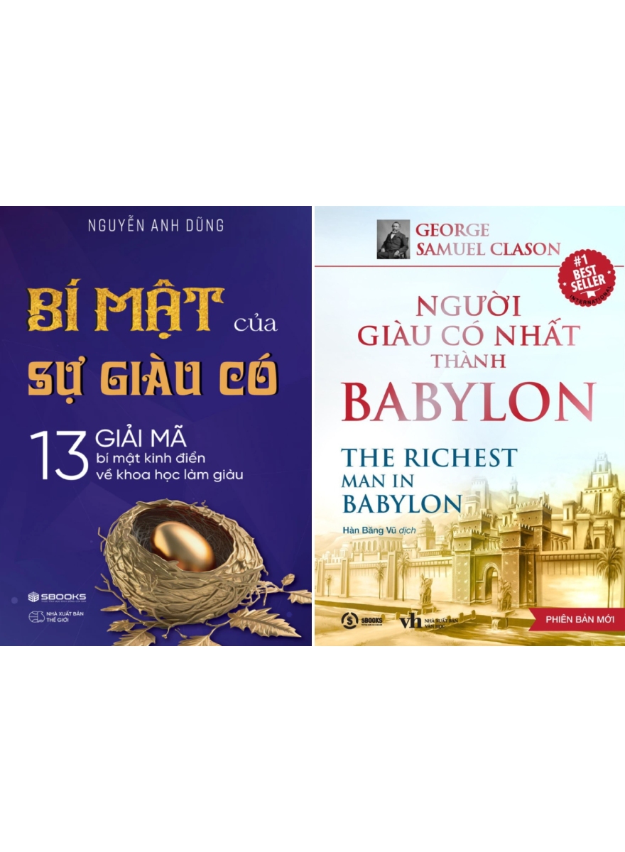 Combo Bí Mật Của Sự Giàu Có + Người Giàu Nhất Có Nhất Thành Babylon (Sb) (Bộ 2 Cuốn)