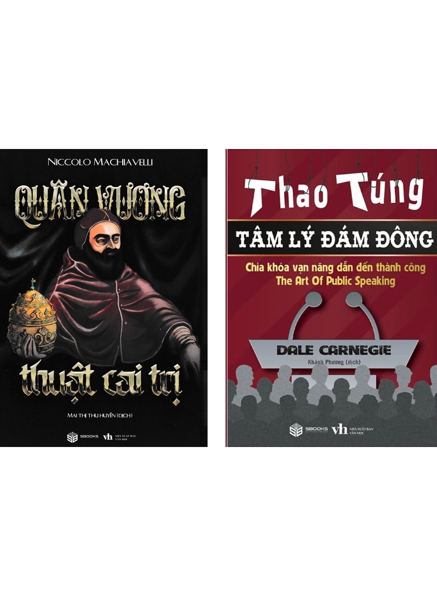 Combo Quân Vương - Thuật Cai Trị + Thao Túng Tâm Lý Đám Đông (SB) (Bộ 2 Cuốn)