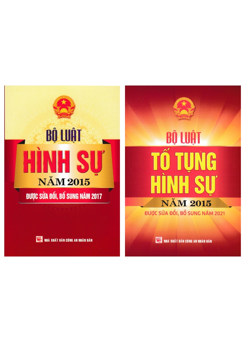 Combo Bộ Luật Hình Sự + Bộ Luật Tố Tụng Hình Sự Năm 2015 (DH) (Bộ 2 Cuốn)