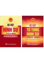 Combo Bộ Luật Hình Sự + Bộ Luật Tố Tụng Hình Sự Năm 2015 (DH) (Bộ 2 Cuốn)