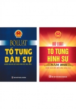 Combo Bộ Luật Tố Tụng Dân Sự + Bộ Luật Tố Tụng Hình Sự (DH) (Bộ 2 Cuốn)