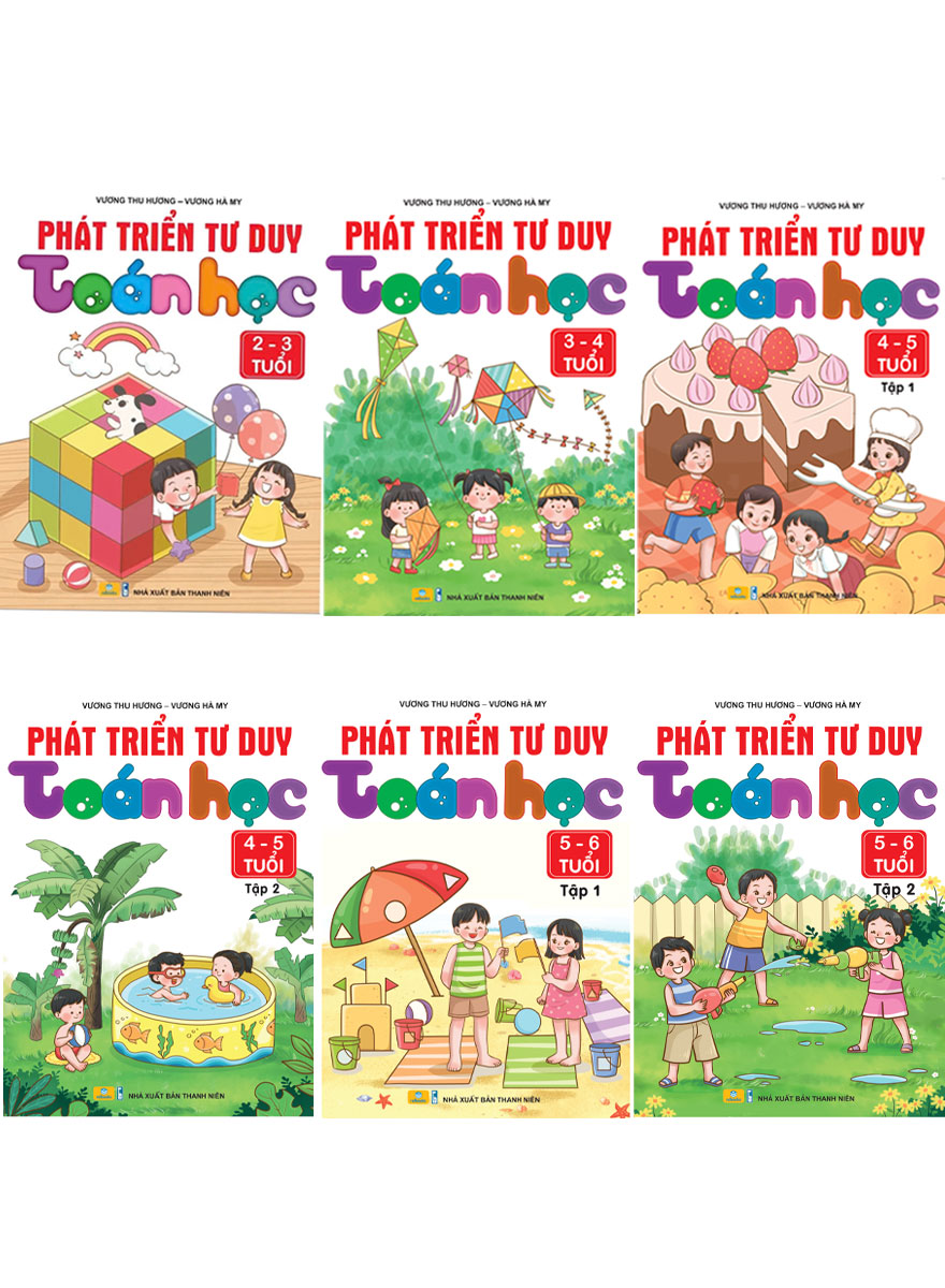 Combo Nd - Phát Triển Tư Duy Toán Học 2 - 6 Tuổi (Bộ 6 Cuốn)