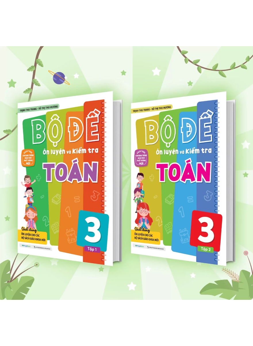 Combo Bộ Đề Ôn Luyện Và Kiểm Tra Toán 3 (Bộ 2 Cuốn)