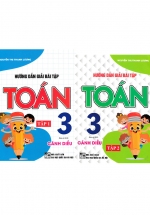 Combo Hướng Dẫn Giải Bài Tập Toán Lớp 3 - Tập 1 + Tập 2 (Dùng Kèm SGK Cánh Diều) 