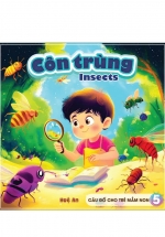 Sách Câu Đố Cho Trẻ Mầm Non 5 - Côn Trùng (SB) 