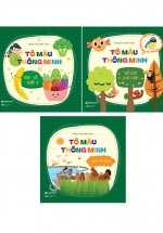 Combo Tô Màu Thông Minh: Rau Củ Quả + Thế Giới Loài Chim + Động Vật Nuôi (Bộ 3 Cuốn) 