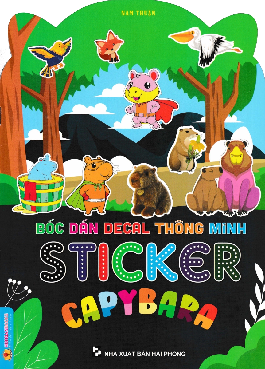 Bóc Dán Decal Thông Minh Sticker - Capybara