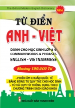 Từ Điển Anh Việt Dành Cho Học Sinh Lớp 8 -9 Khoảng 199.000 Từ 