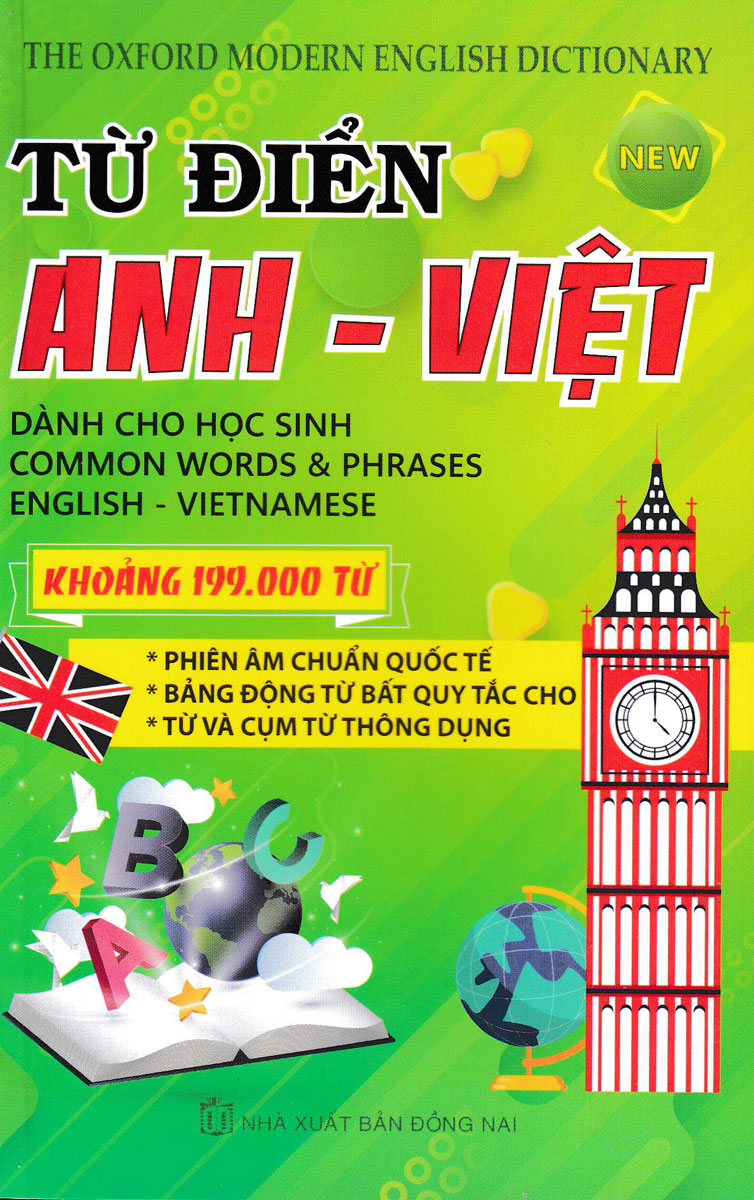 Từ Điển Anh - Việt Dành Cho Học Sinh Khoảng 199.000 Từ