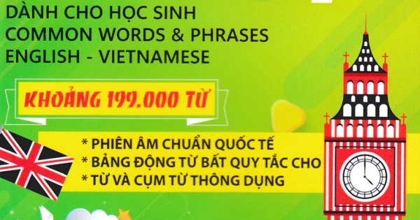 Từ Điển Anh - Việt Dành Cho Học Sinh Khoảng 199.000 Từ