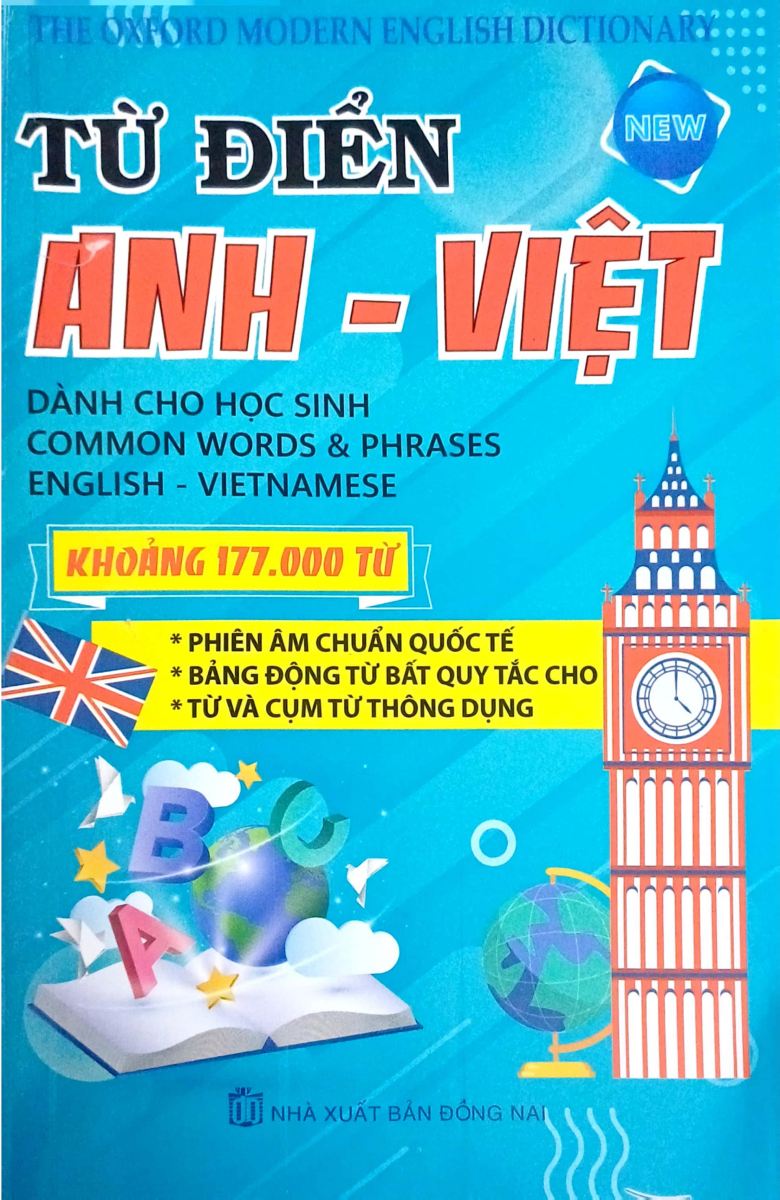Từ Điển Anh Việt Dành Cho Học Sinh Lớp 6-7 Khoảng 177.000 Từ