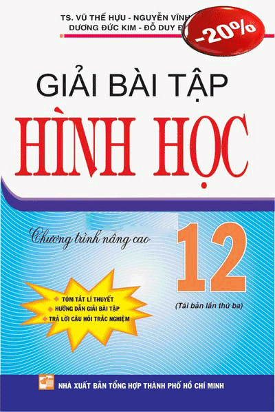 Giải Bài Tập Hình Học 12 Nâng Cao