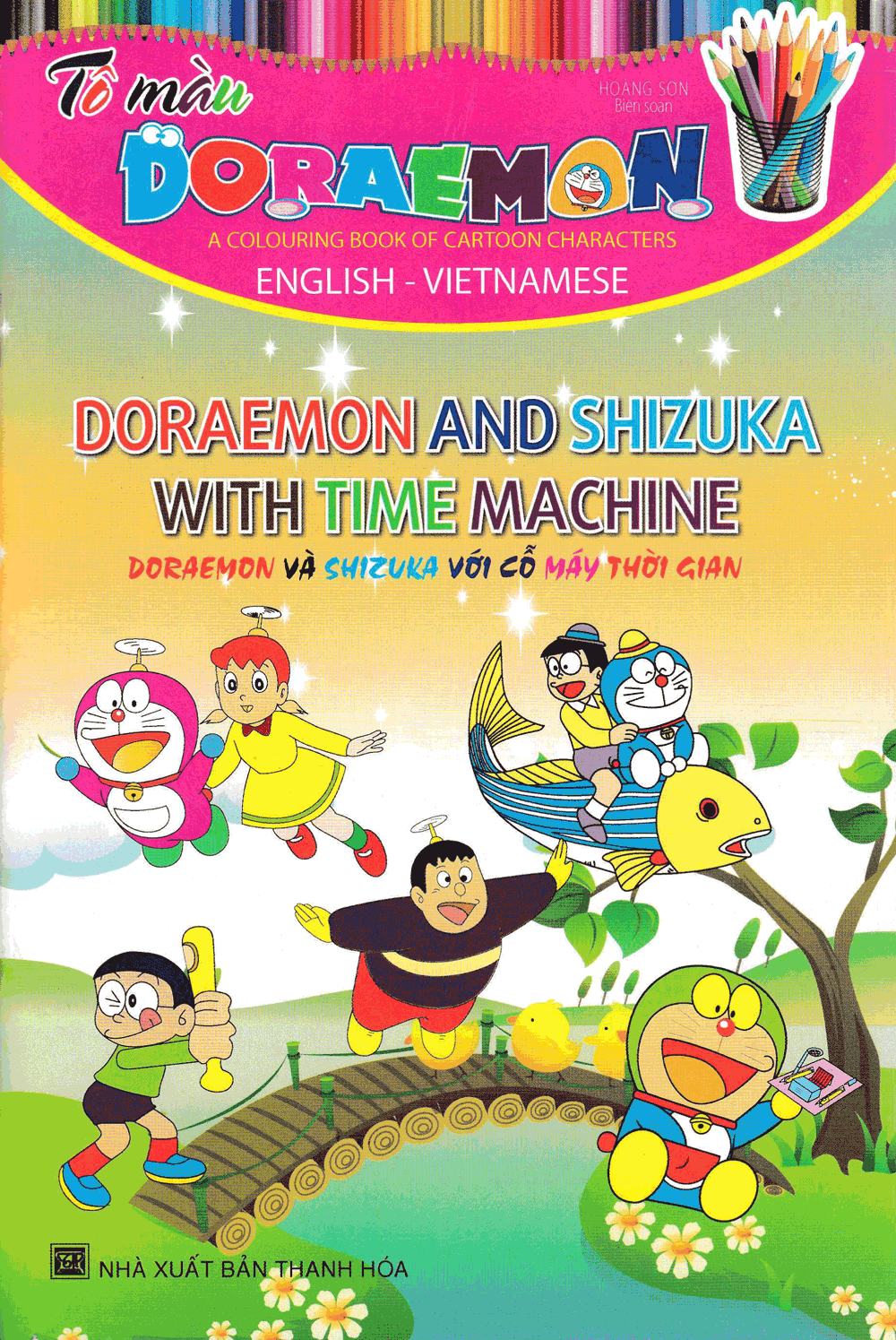 Tô Màu Doraemon - Doraemon Và Shizuka Với Cỗ Máy Thời Gian