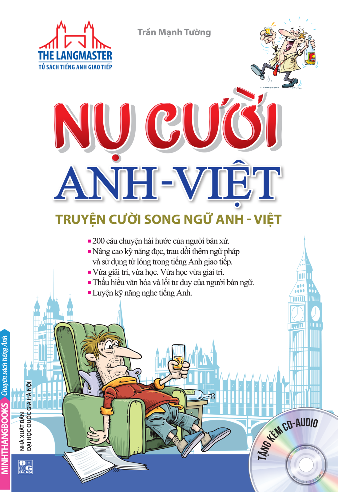 The Langmaster - Nụ Cười Anh - Việt Truyện Cười Song Ngữ Anh - Việt (Bìa Mềm)